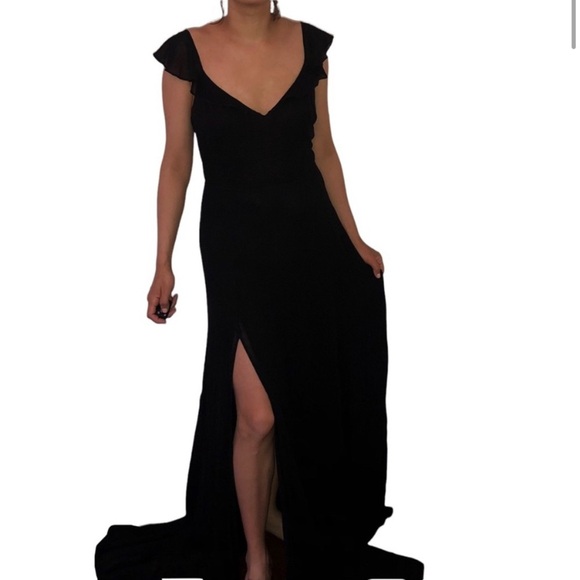Reformation Black Maxi Dress - Picture 1 of 9
